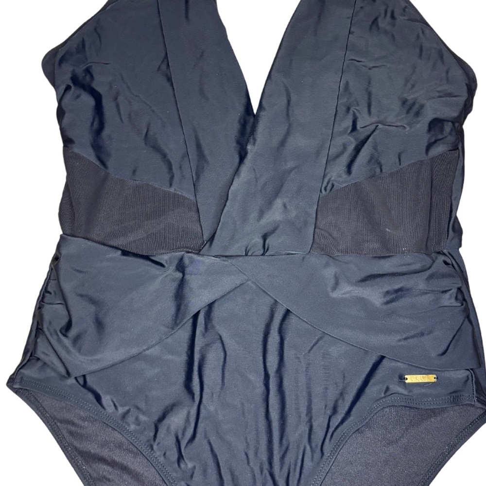 Nicole Miller- Black One-Piece Swimsuit